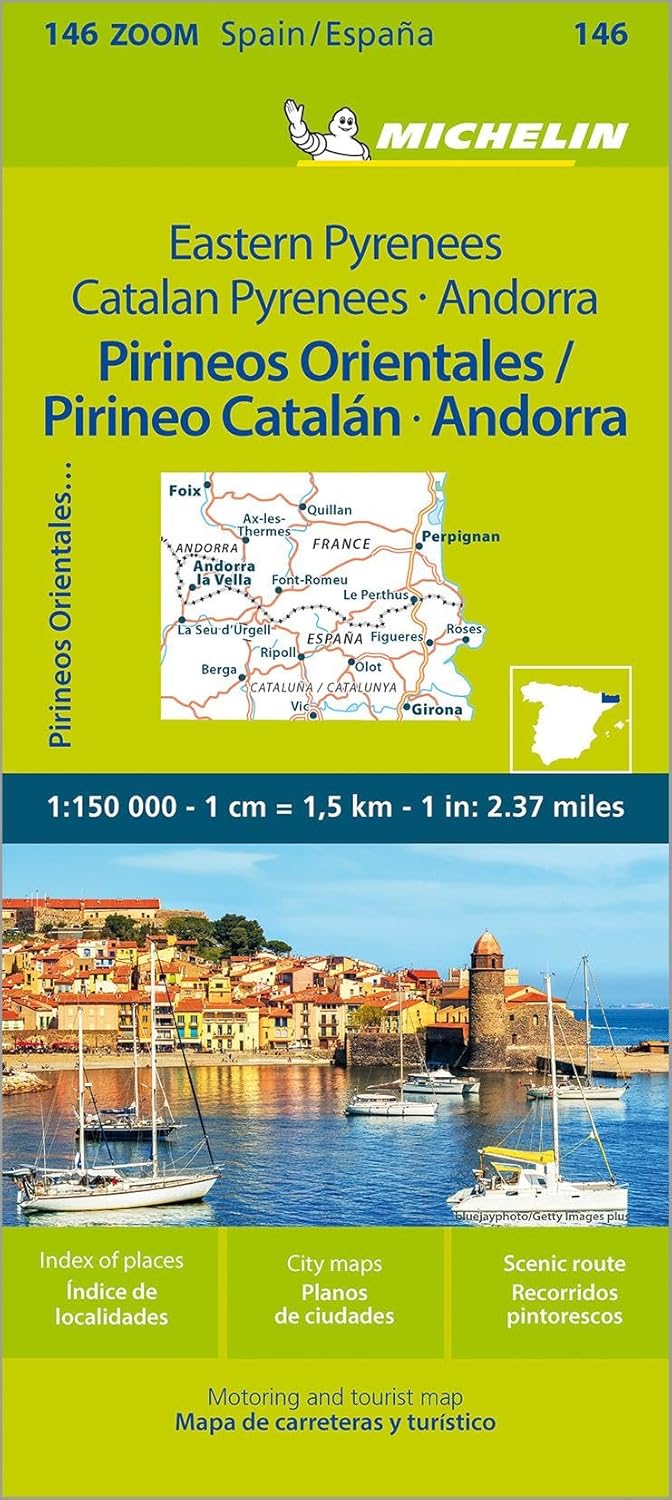 146 Pyreneerna östra Andorra Michelin