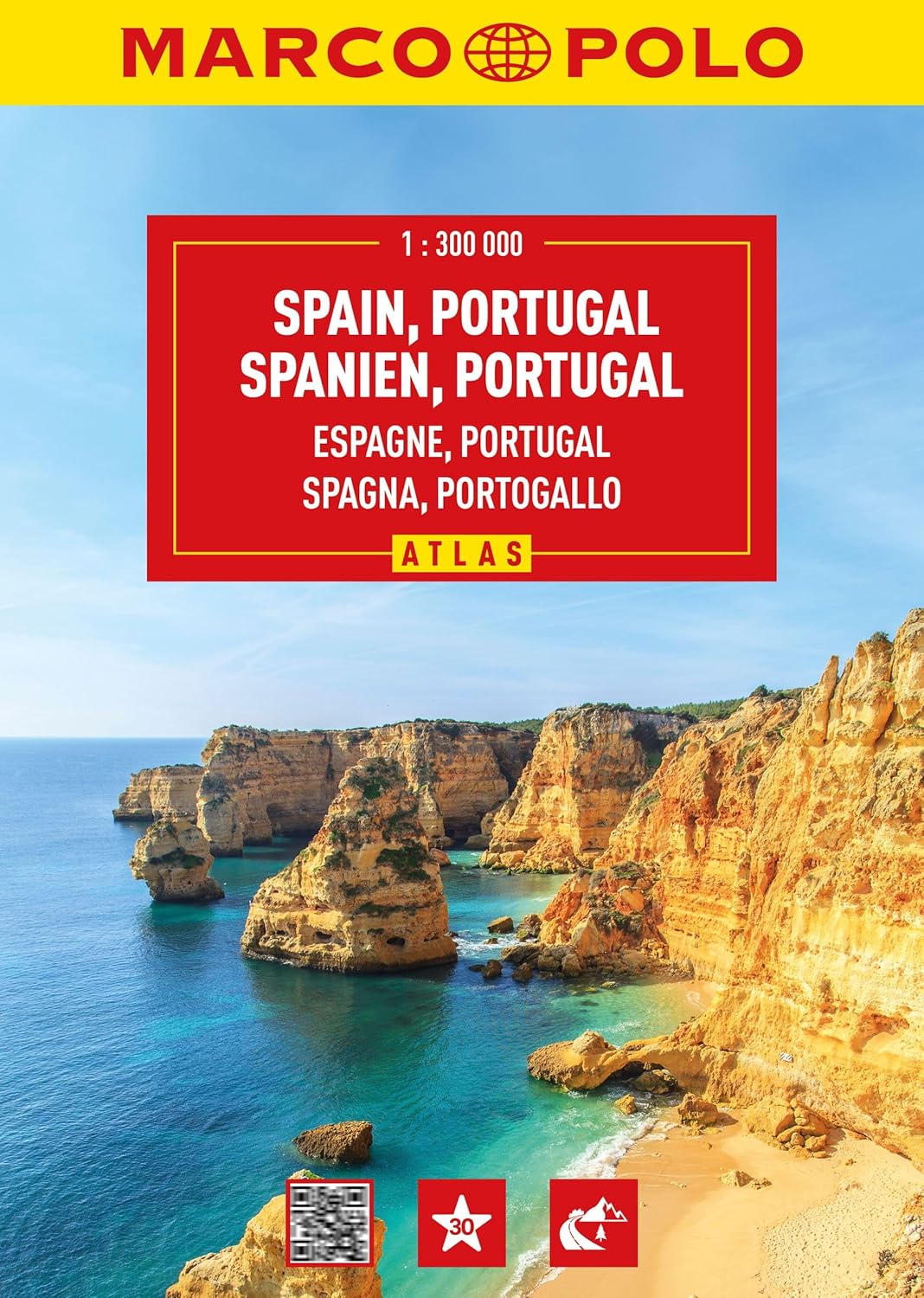 Spanien Portugal Atlas spiral Marco Polo