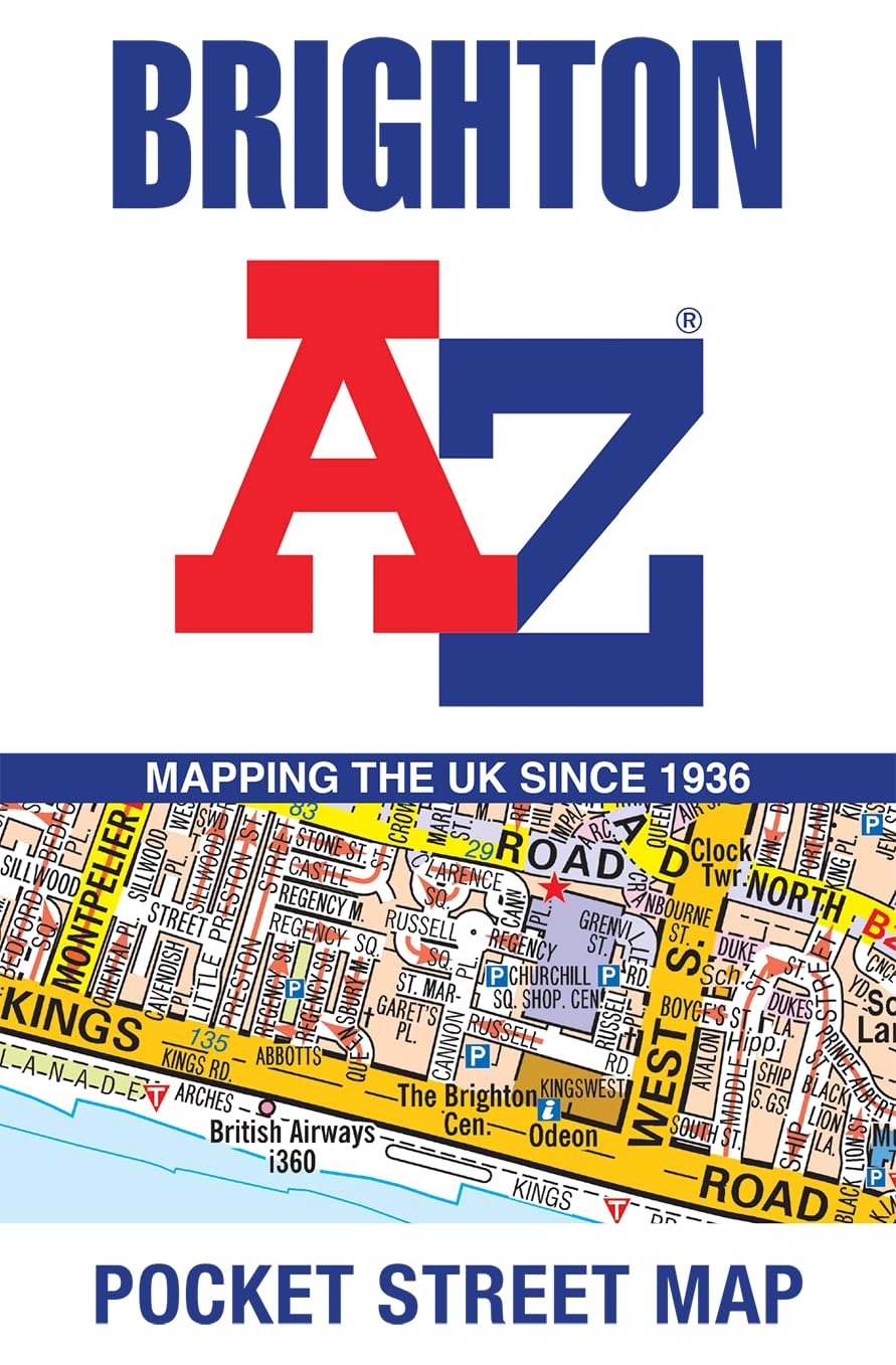 Brighton A-Z Pocket Map
