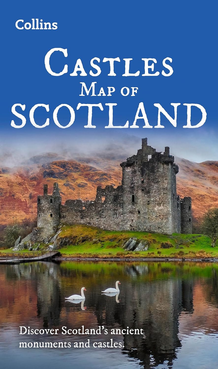 Castles Map of Scotland Collins