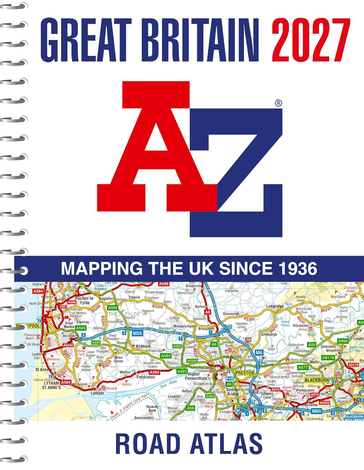 Storbritannien A-Z Atlas 2027