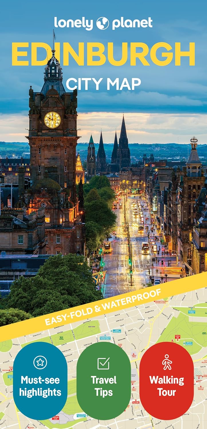 Edinburgh City Map Lonely Planet
