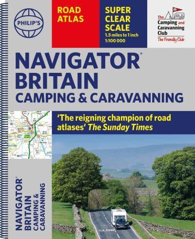 Britain Atlas Camping and Caravanning Navigator Philips