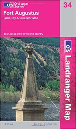 OS34 Fort Augustus Gln Albyn area