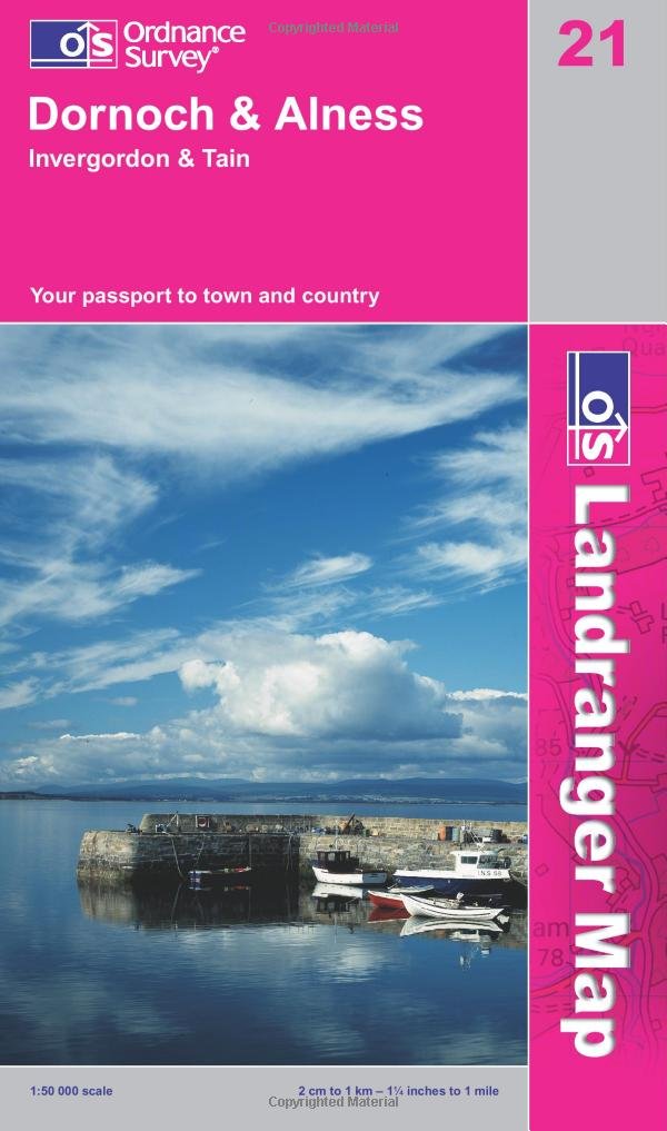 OS21 Dornoch Alness Invergordon area