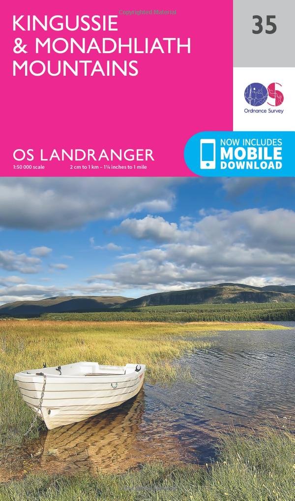 OS35 Kingussie Monadhliath Mountains