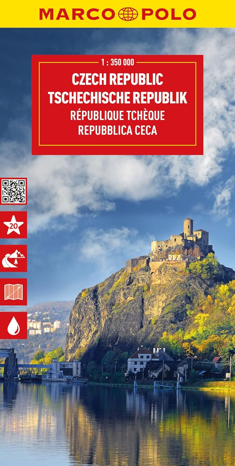 Tjeckien Marco Polo karta