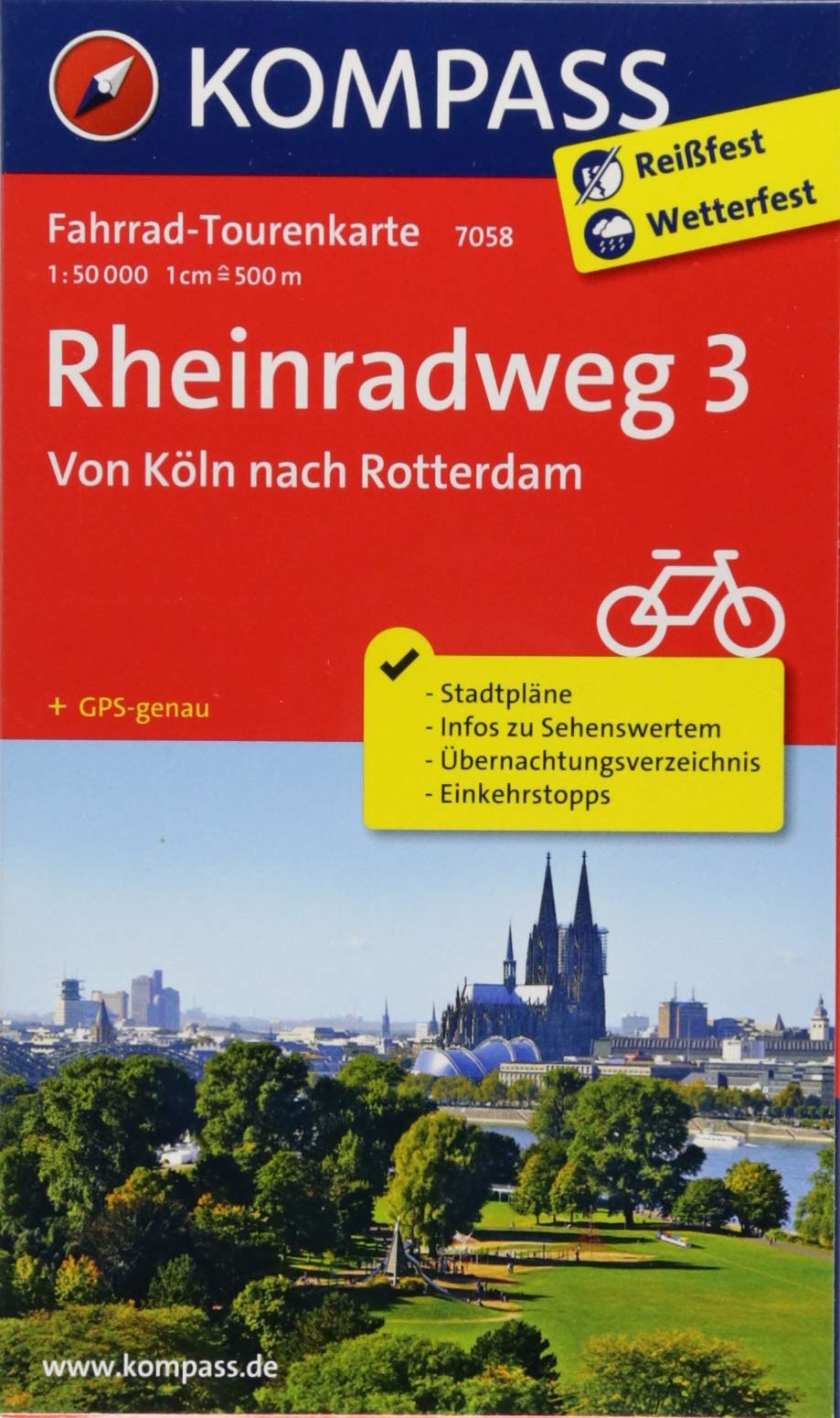 Rheinradweg 3 Kompass Köln-Rotterdam