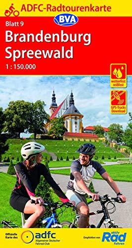 9 Cykelkarta Tyskland Brandenburg-Spreewald 1:150.000