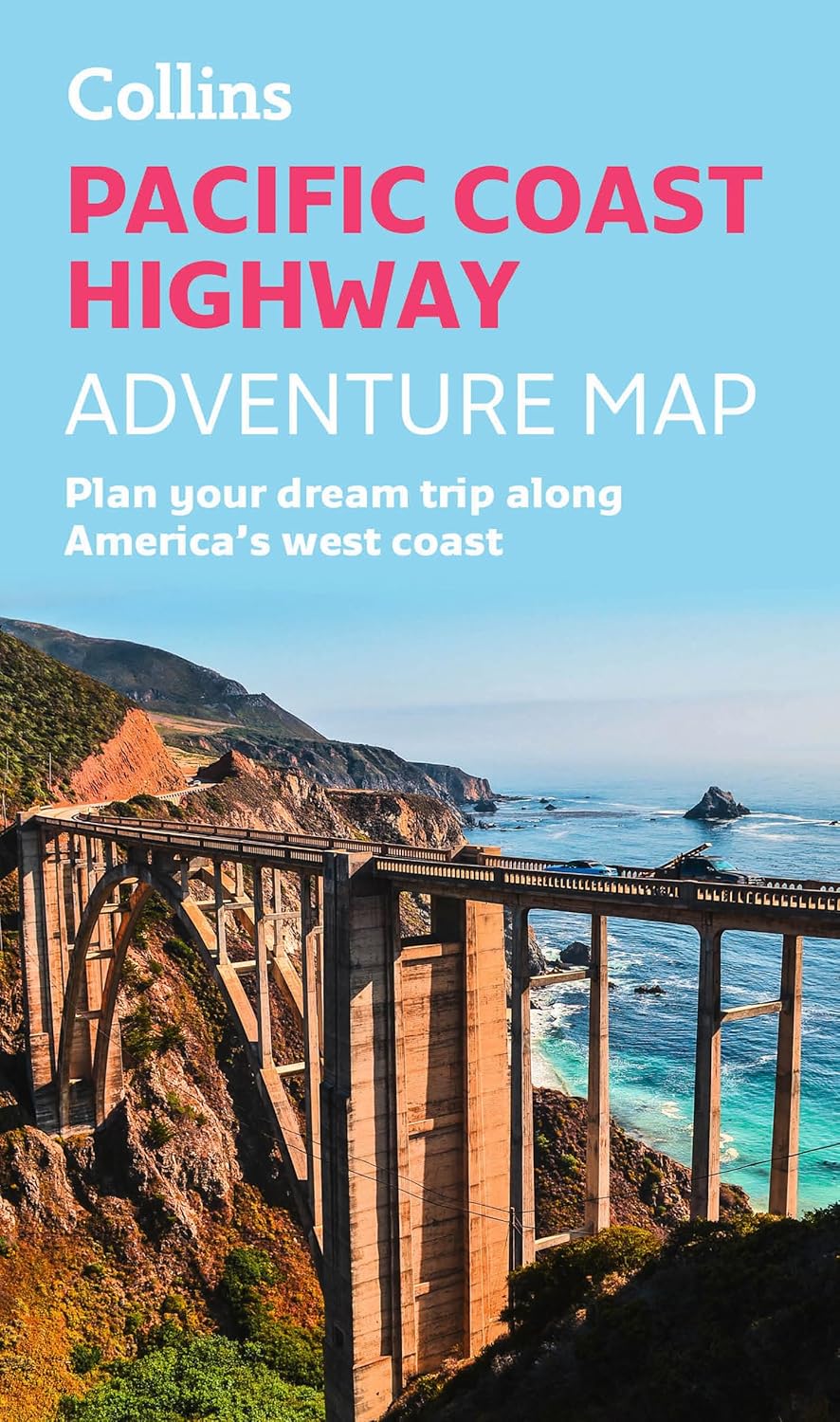 Pacific Coast Highway Adventure Map Collins