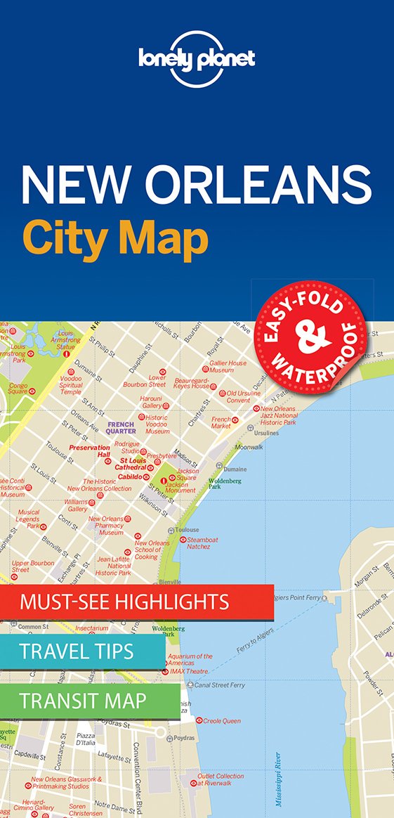New Orleans City Map Lonely Planet