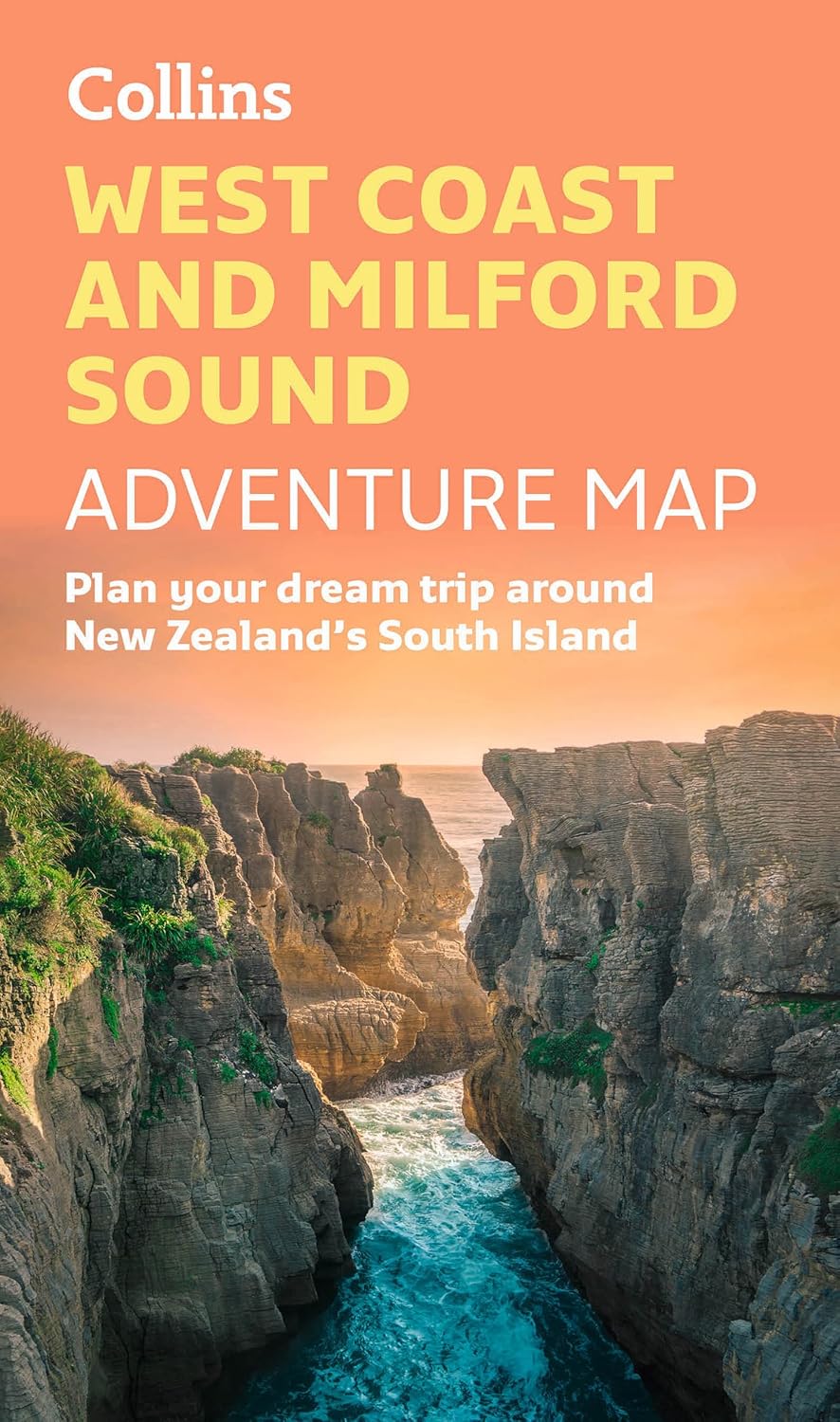 West Coast and Milford Sound Adventure Map Collins
