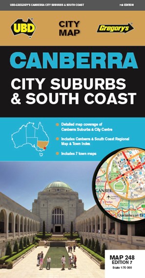 Canberra City Suburbs and South coast