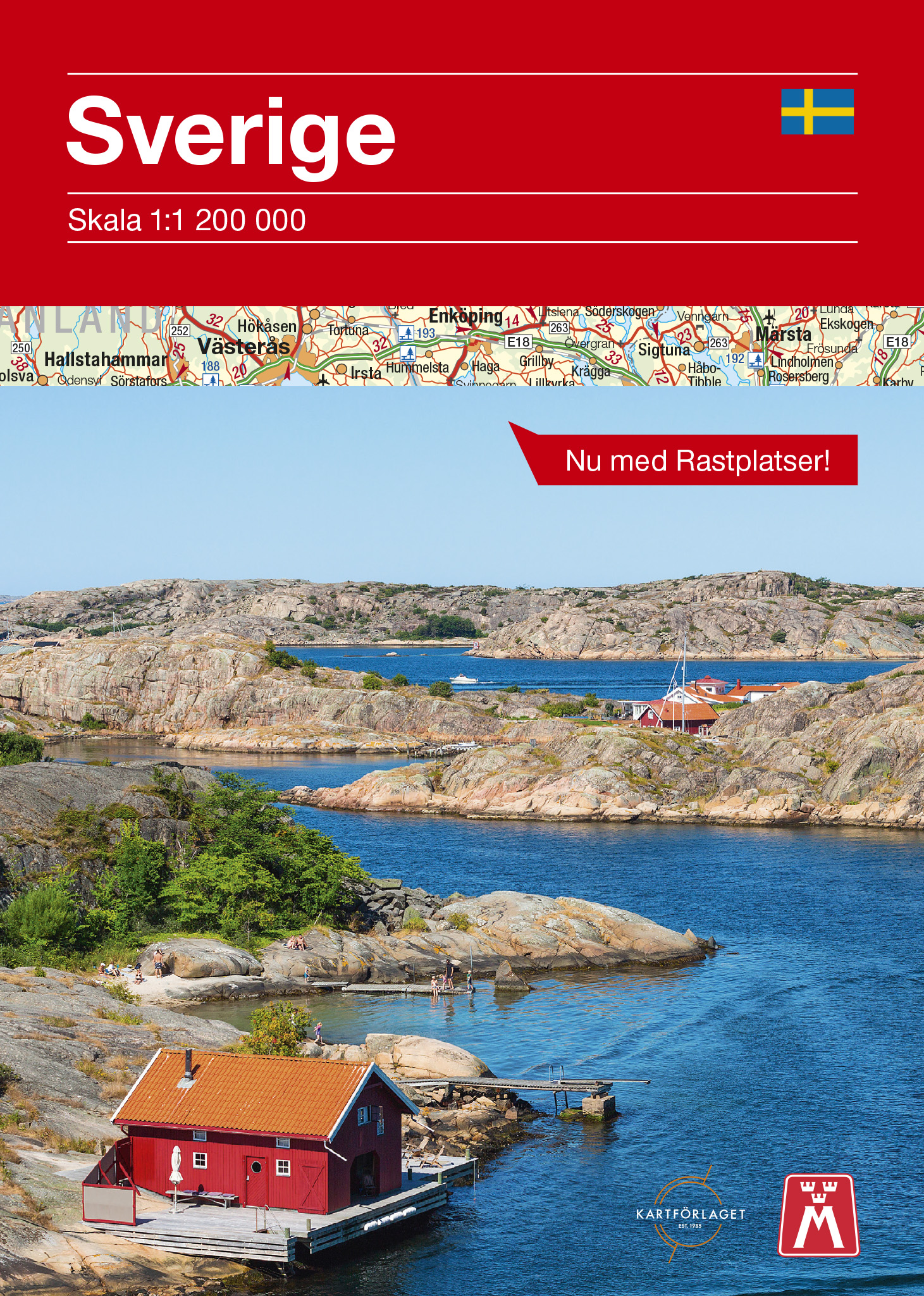 Sverige Vägkarta Kartförlaget