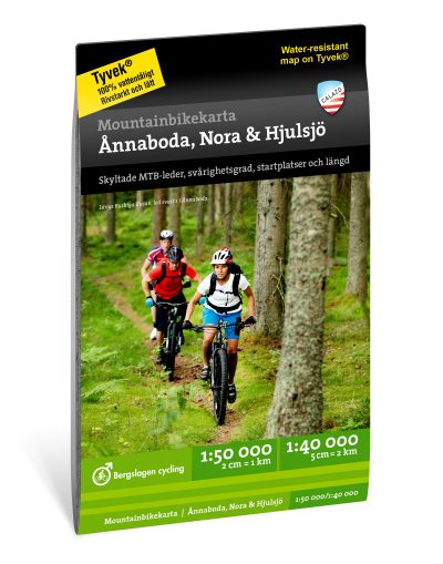 Mountainbikekarta Ånnaboda, Nora &amp; Hjulsjö Calazo