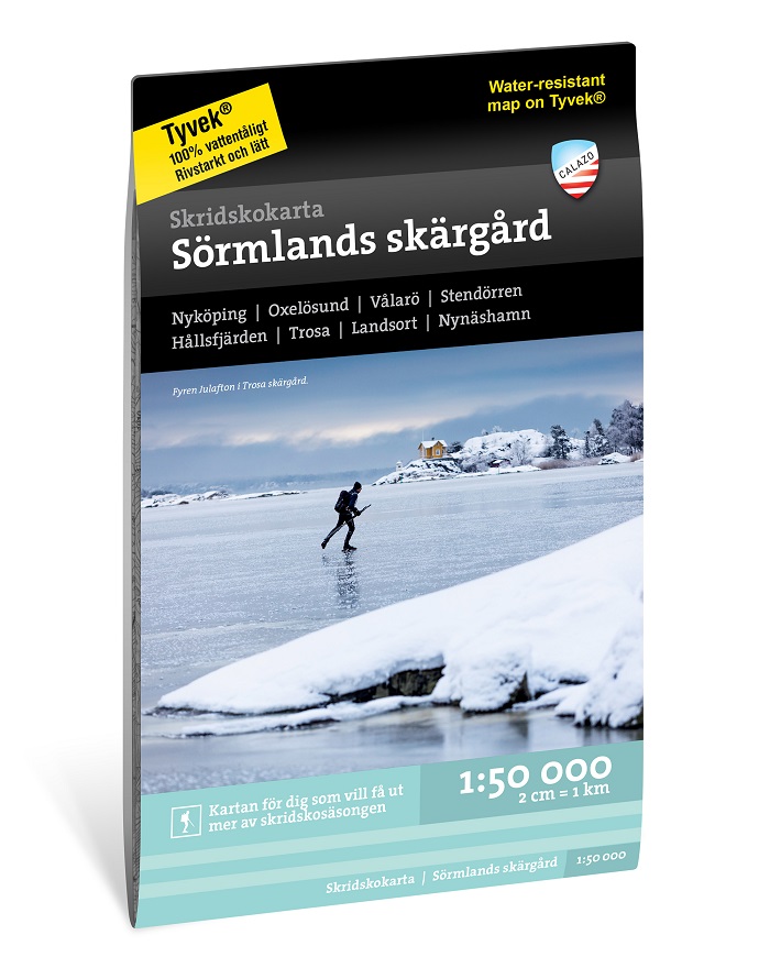 Skridskokarta Sörmlands Skärgård Calazo