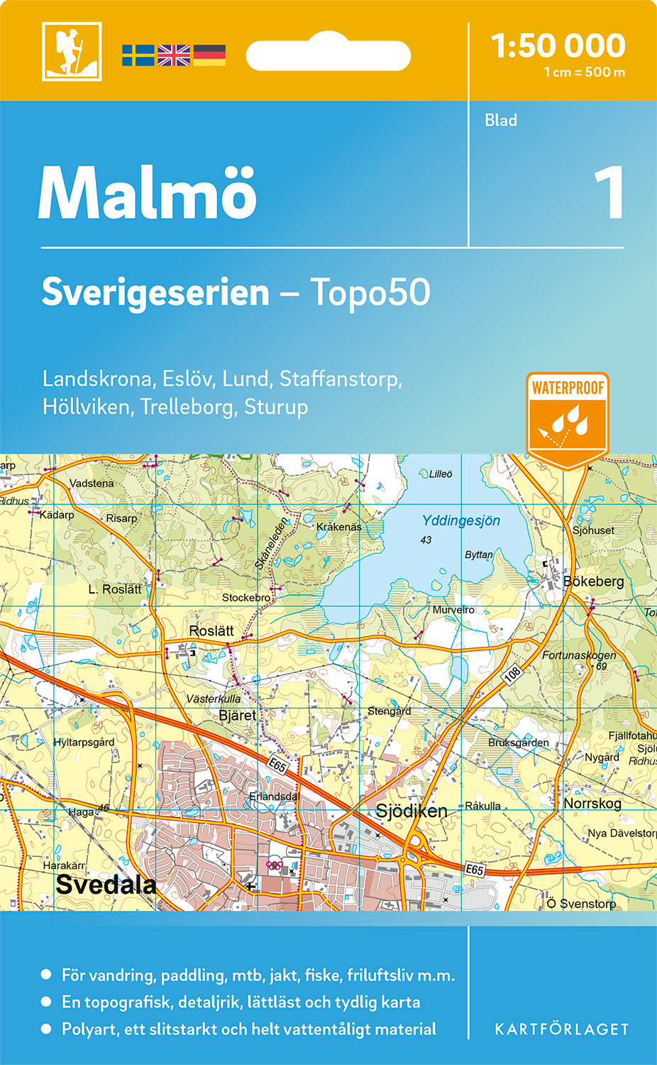 1 Malmö Sverigeserien 1:50 000