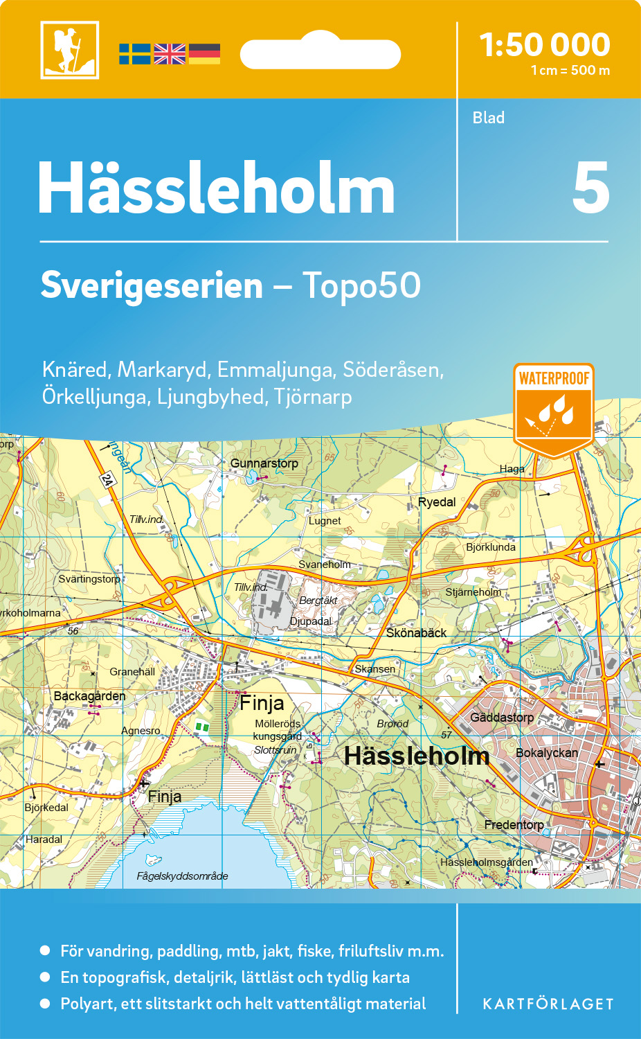 5 Hässleholm Sverigeserien 1:50 000