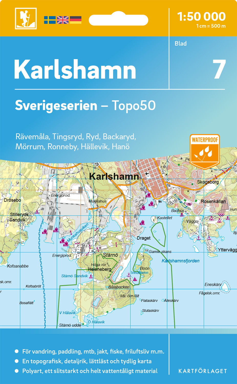 7 Karlshamn Sverigeserien 1:50 000