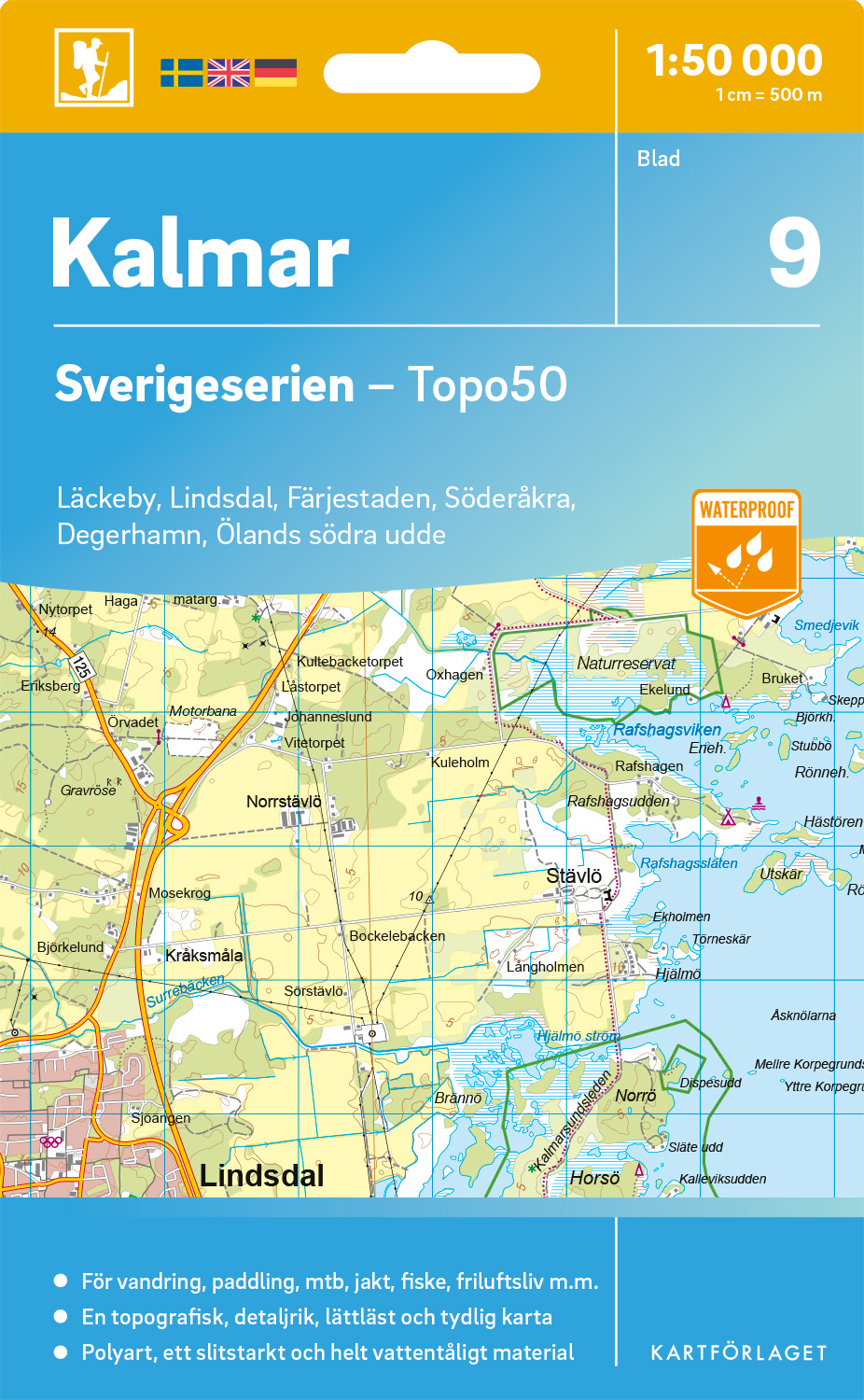 9 Kalmar Sverigeserien 1:50 000