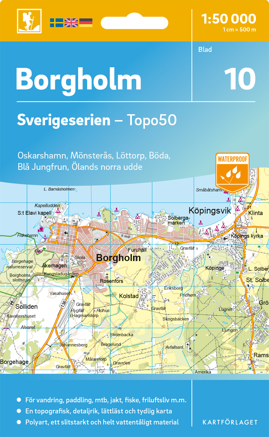 10 Borgholm Sverigeserien 1:50 000