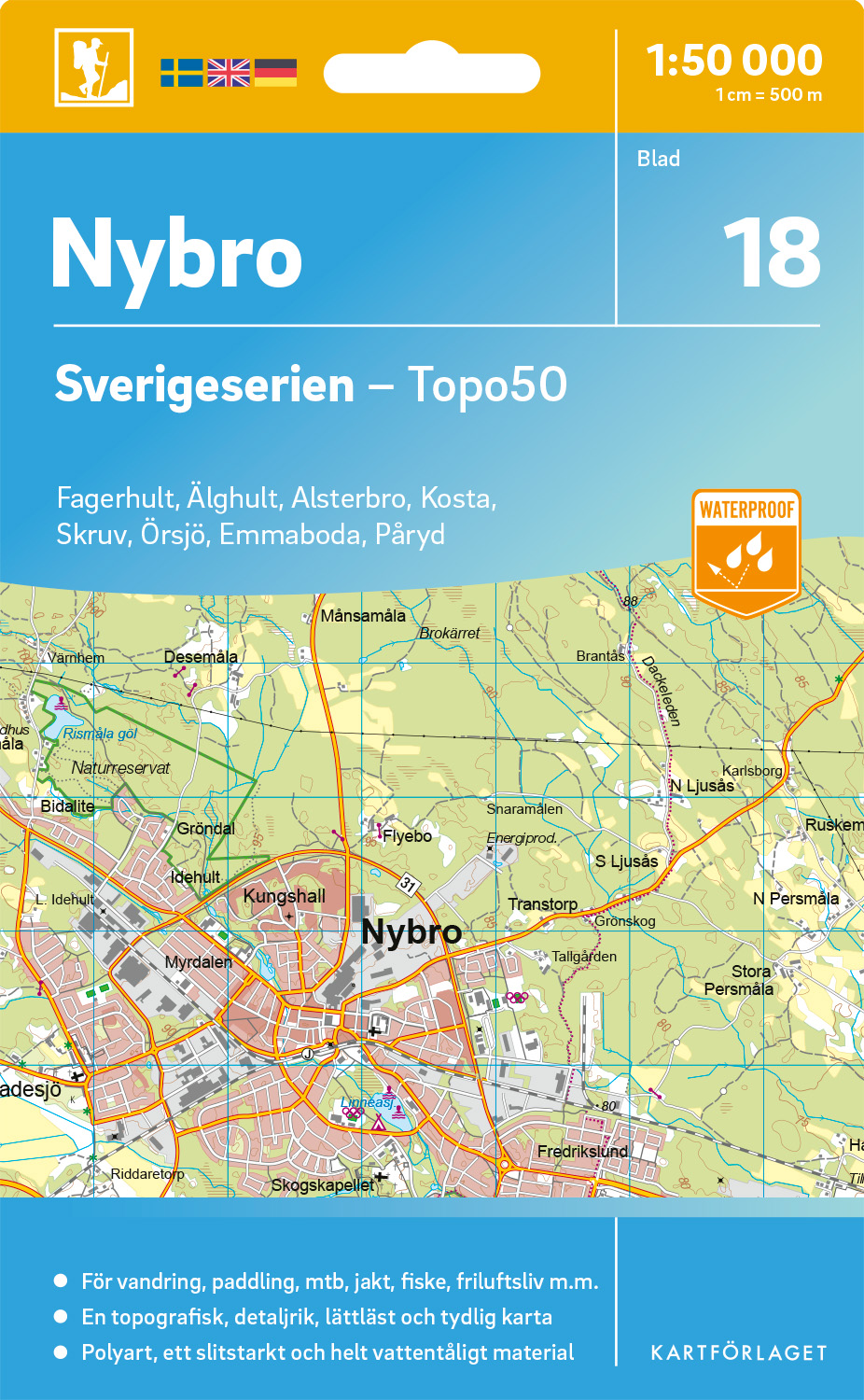 18 Nybro Sverigeserien 1:50 000