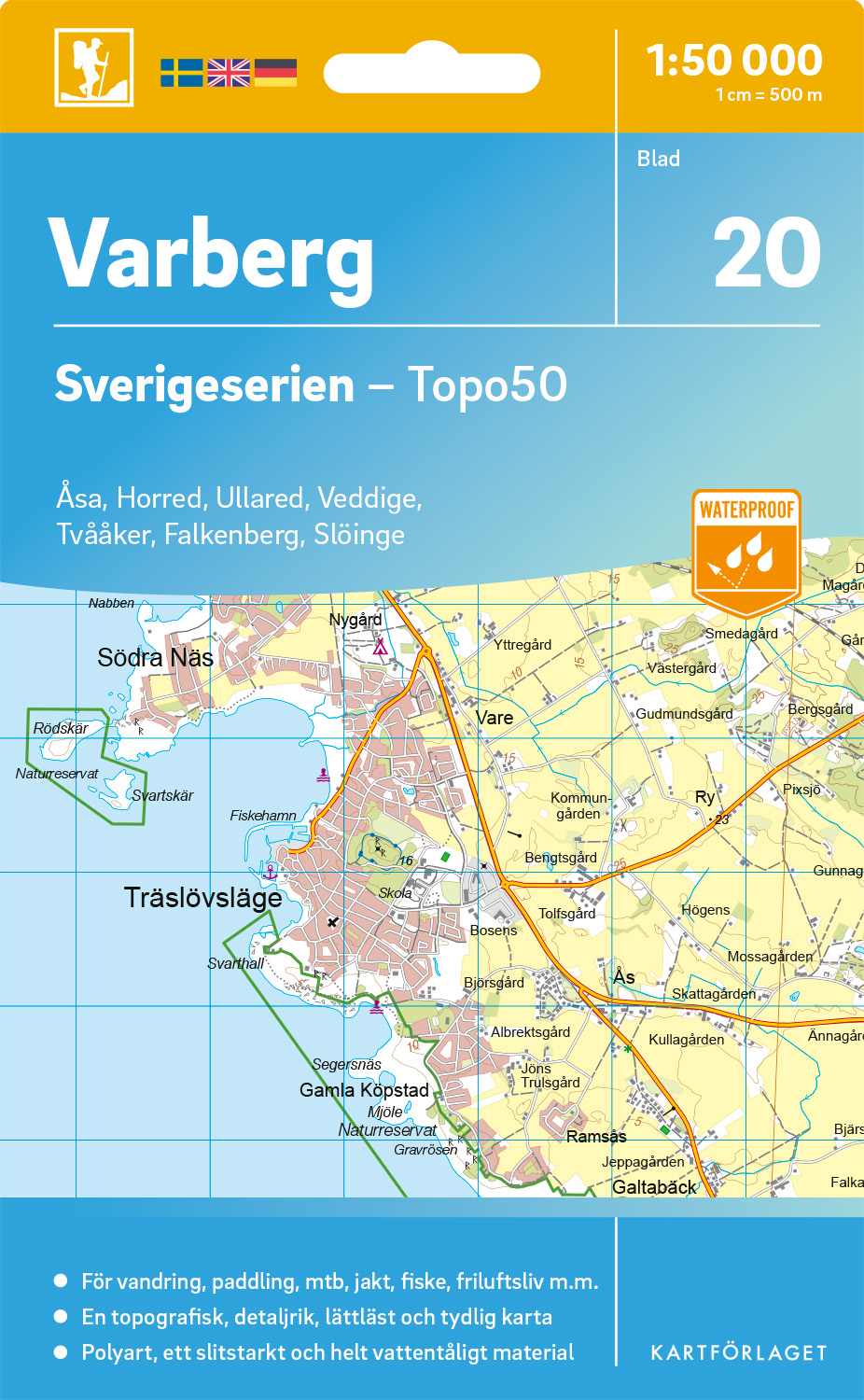 20 Varberg Sverigeserien 1:50 000
