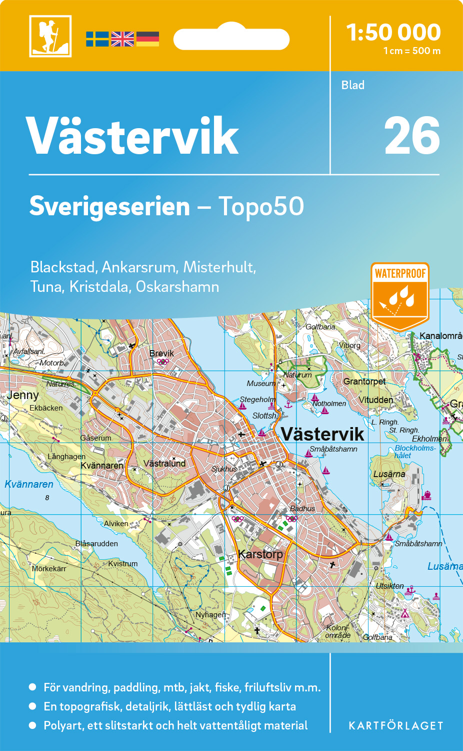 26 Västervik Sverigeserien 1:50 000