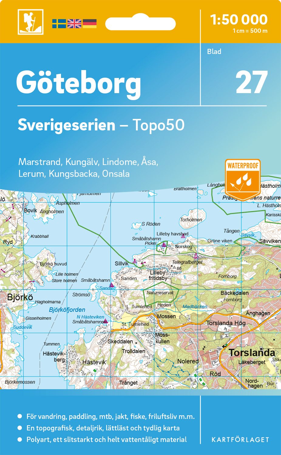 27 Göteborg Sverigeserien 1:50 000