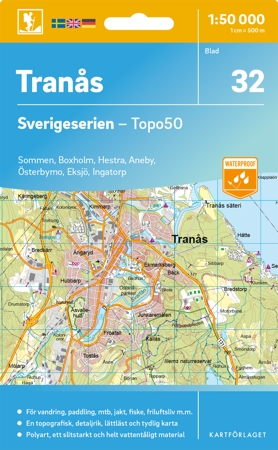 32 Tranås Sverigeserien 1:50 000