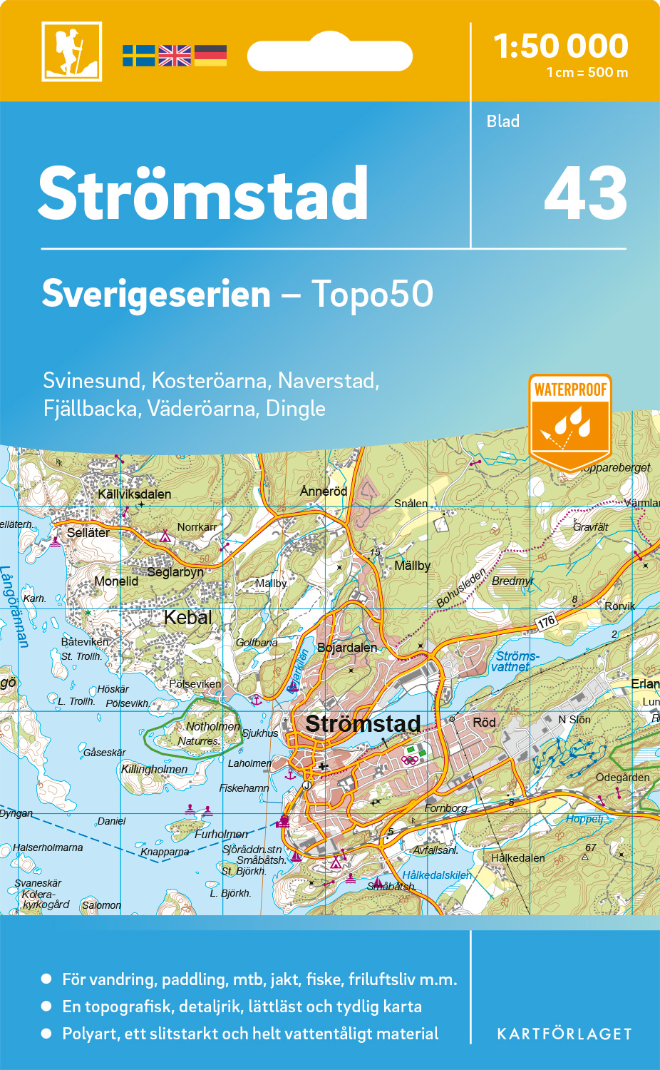 43 Strömstad Sverigeserien 1:50 000