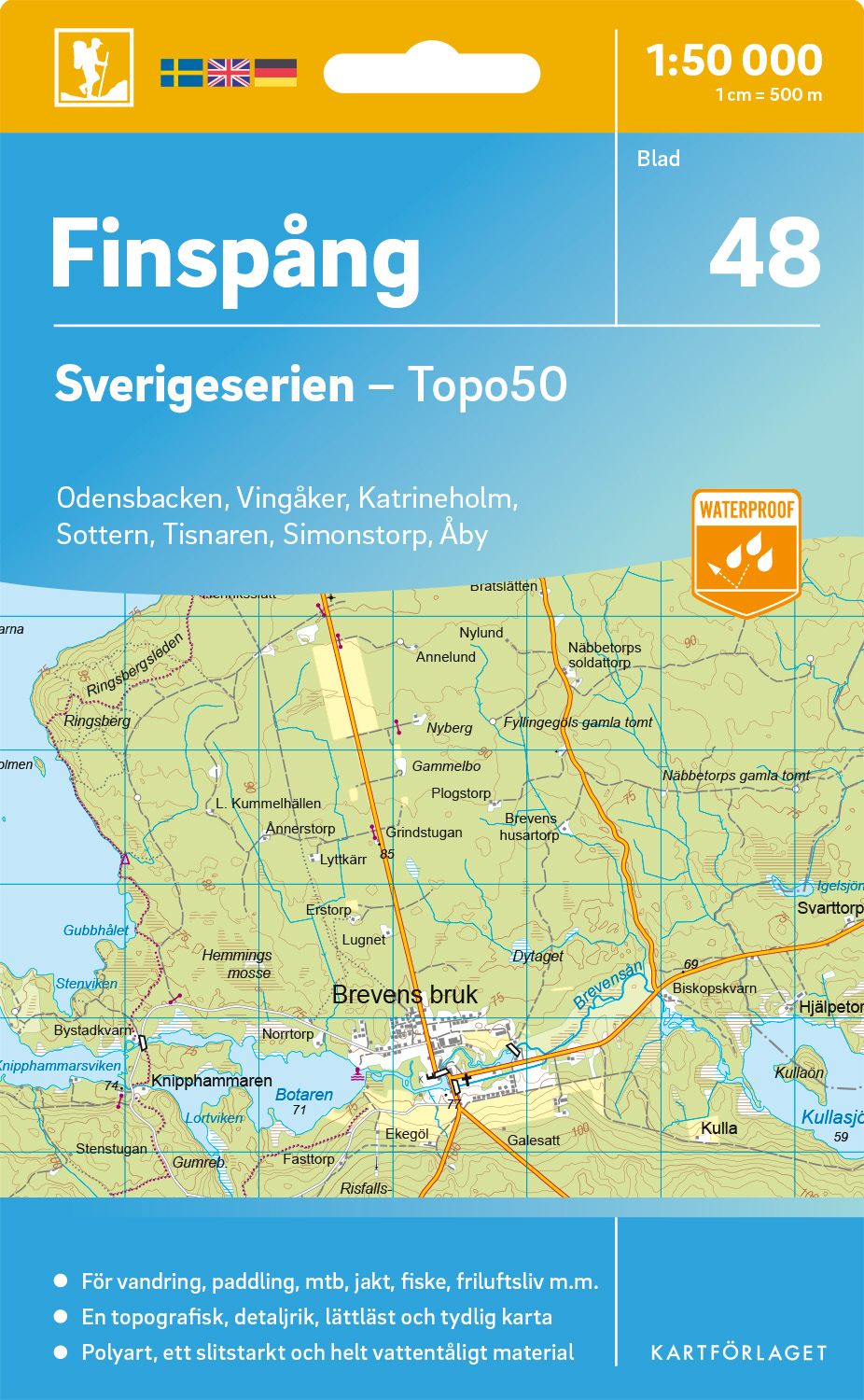 48 Finspång Sverigeserien 1:50 000