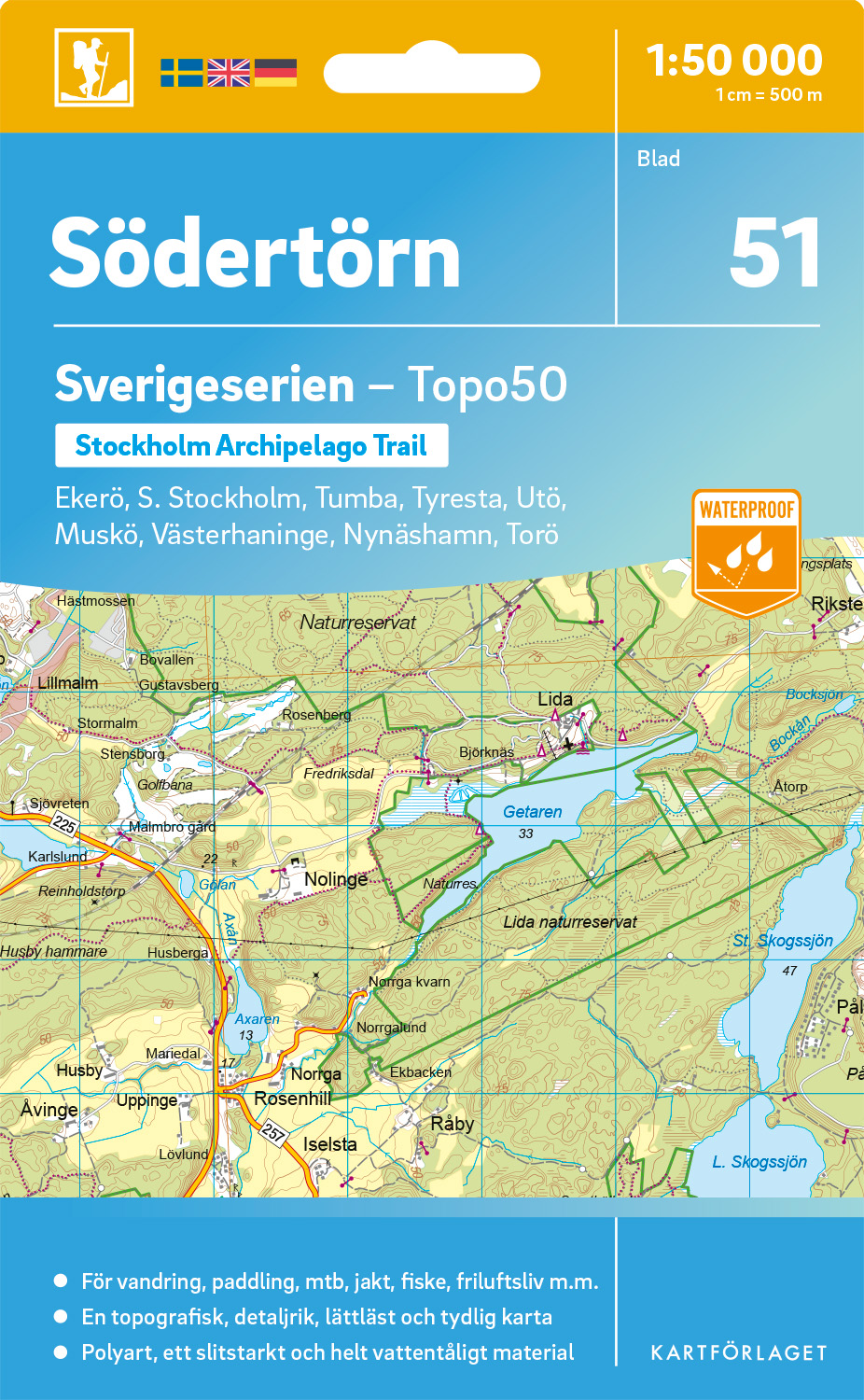 51 Södertörn Sverigeserien 1:50 000