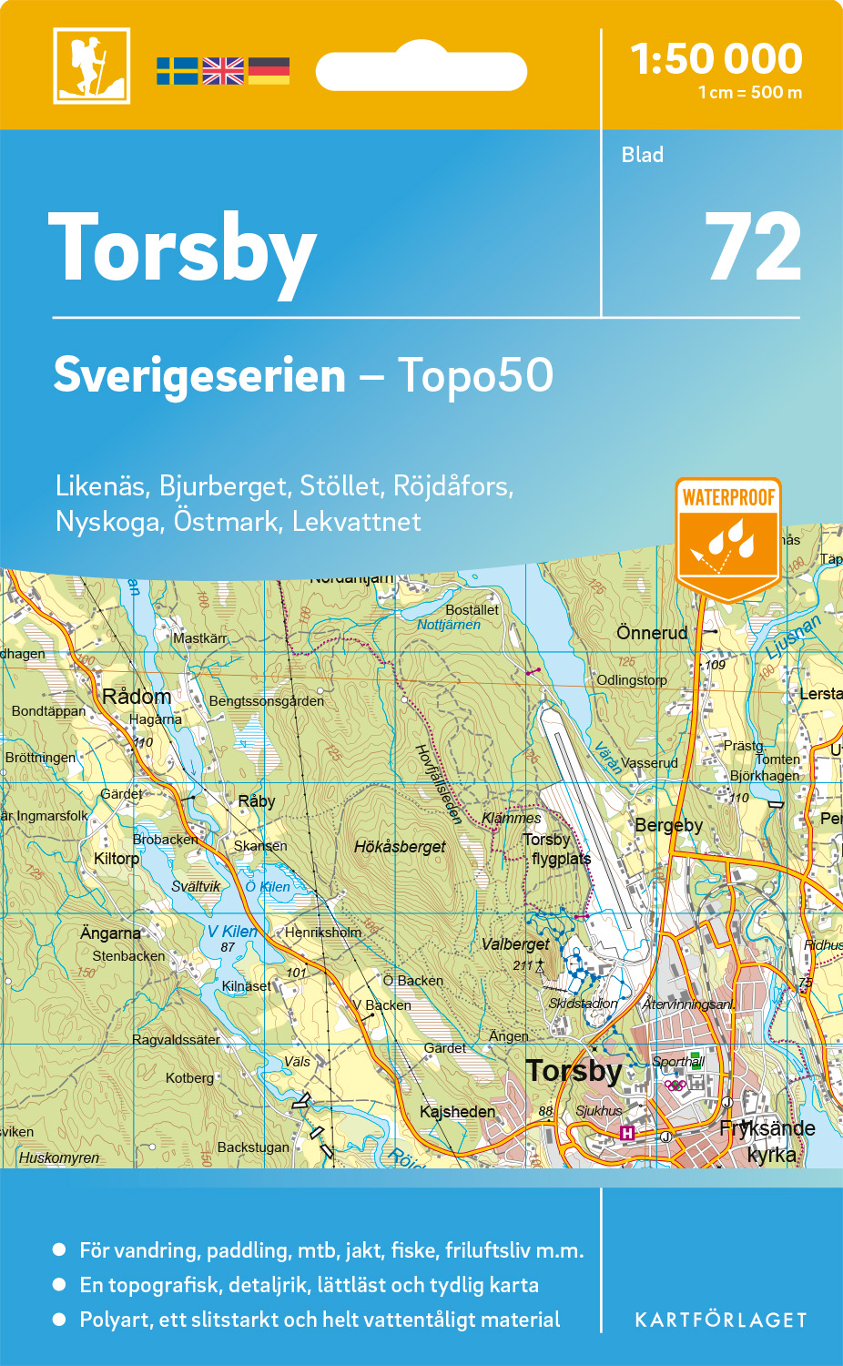 72 Torsby Sverigeserien 1:50 000