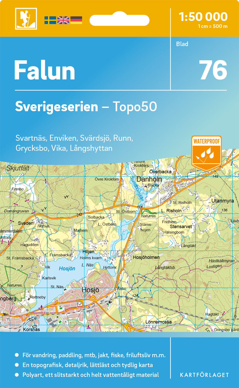 76 Falun Sverigeserien 1:50 000