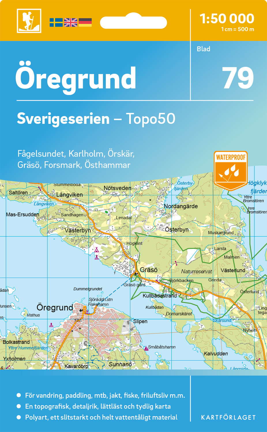 79 Öregrund Sverigeserien 1:50 000
