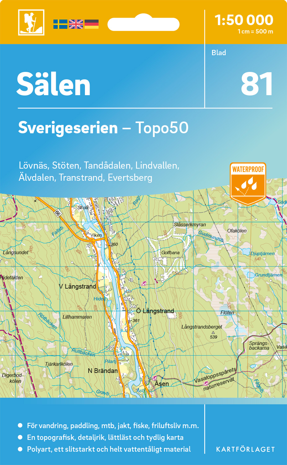 81 Sälen Sverigeserien 1:50 000