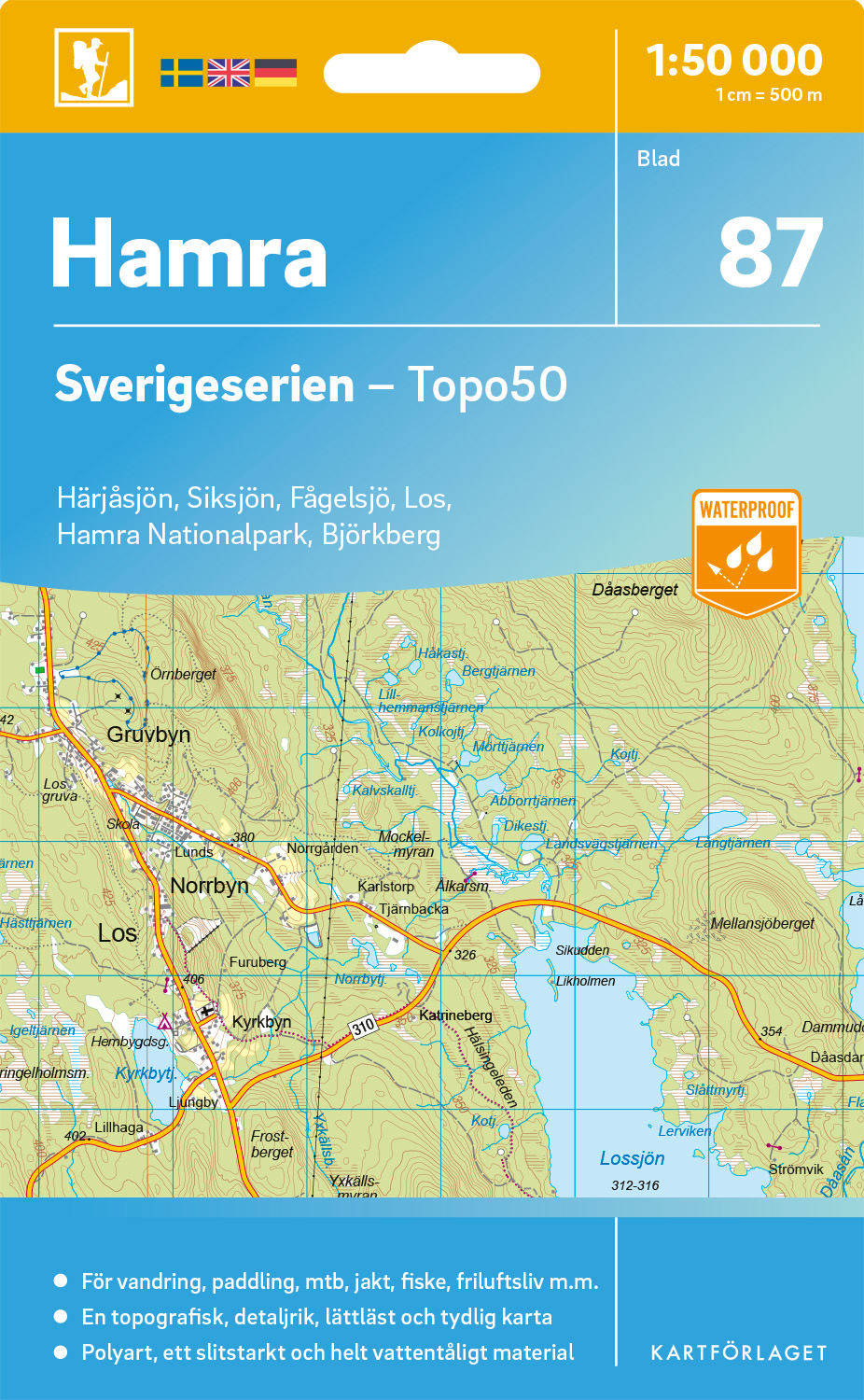 87 Hamra Sverigeserien 1:50 000