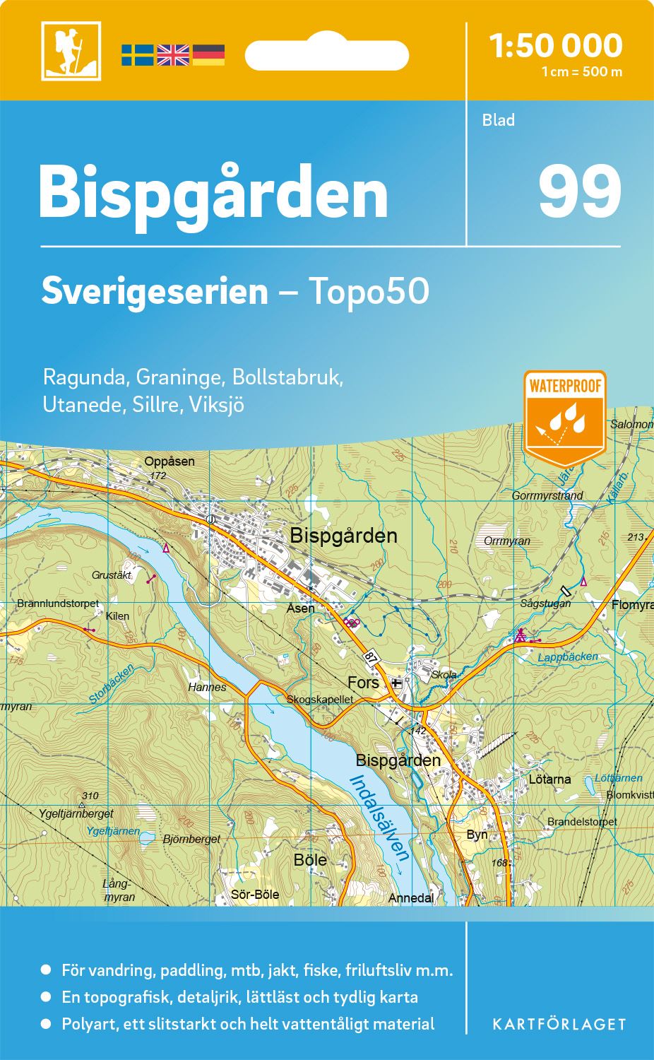 99 Bispgården Sverigeserien 1:50 000