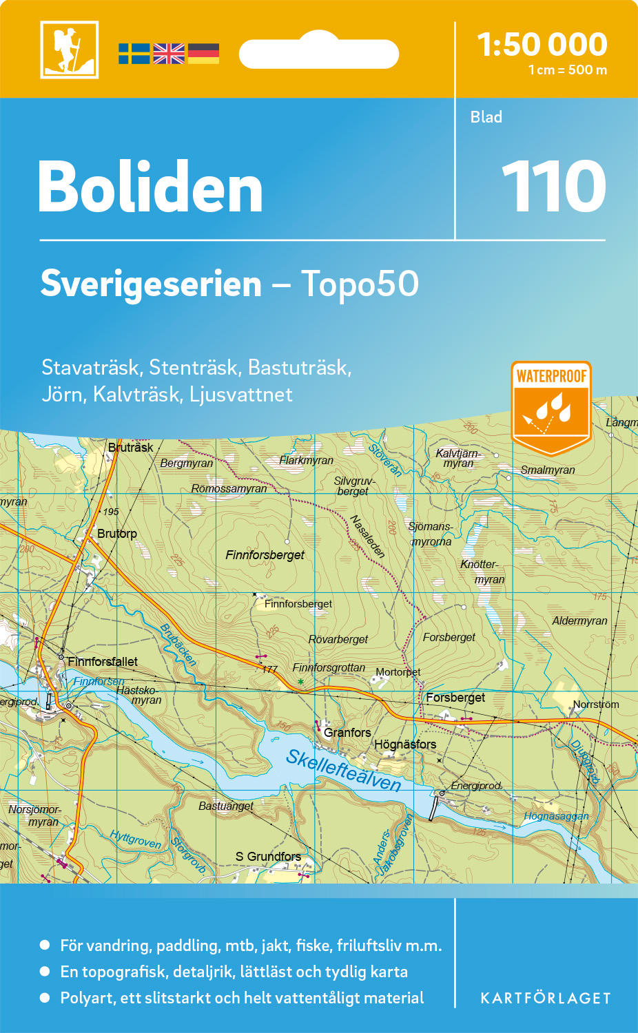 110 Boliden Sverigeserien 1:50 000