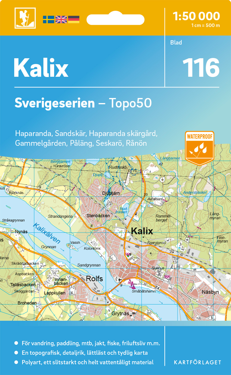 116 Kalix Sverigeserien 1:50 000