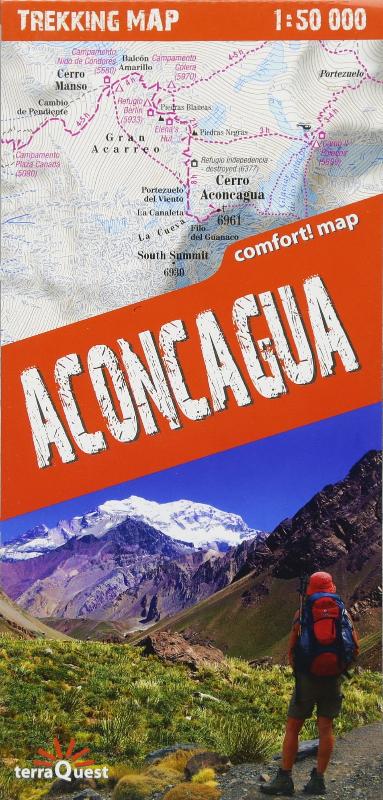 Aconcagua Trekking Map Terraquest