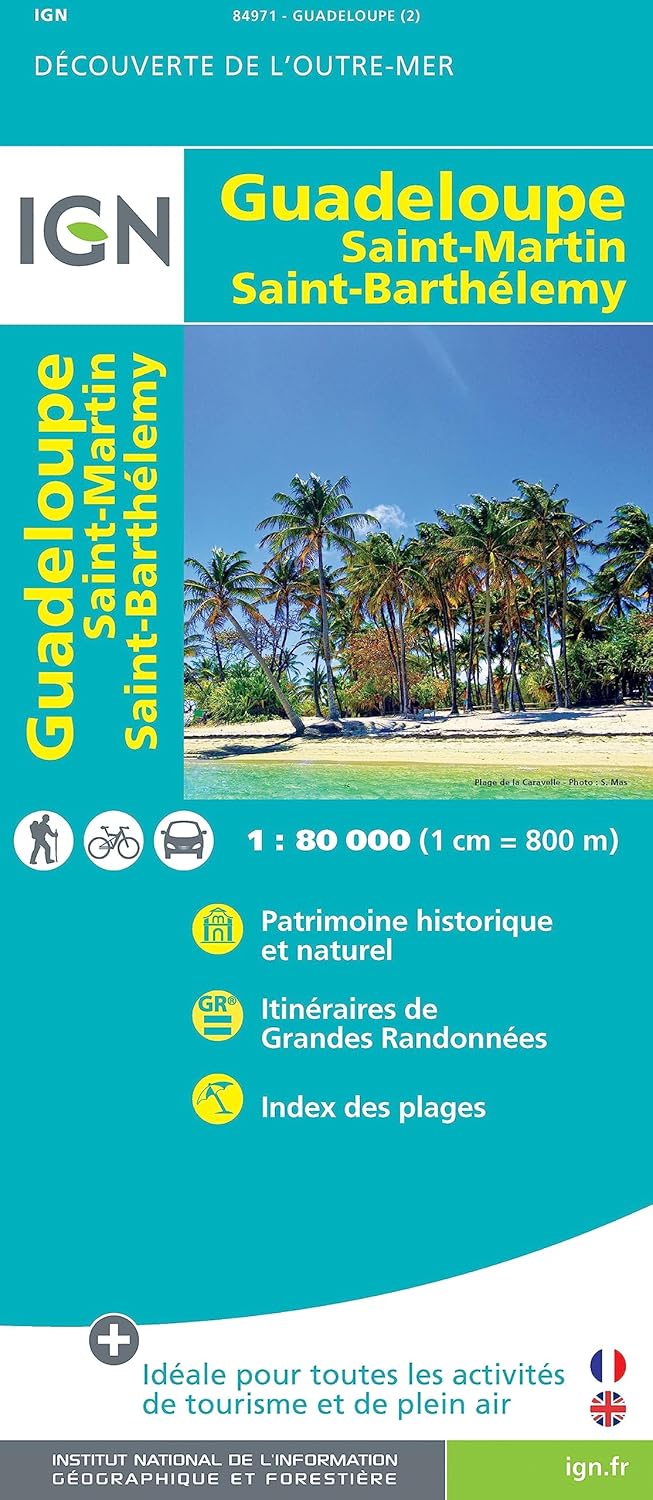 Guadeloupe St Martin St Bart IGN