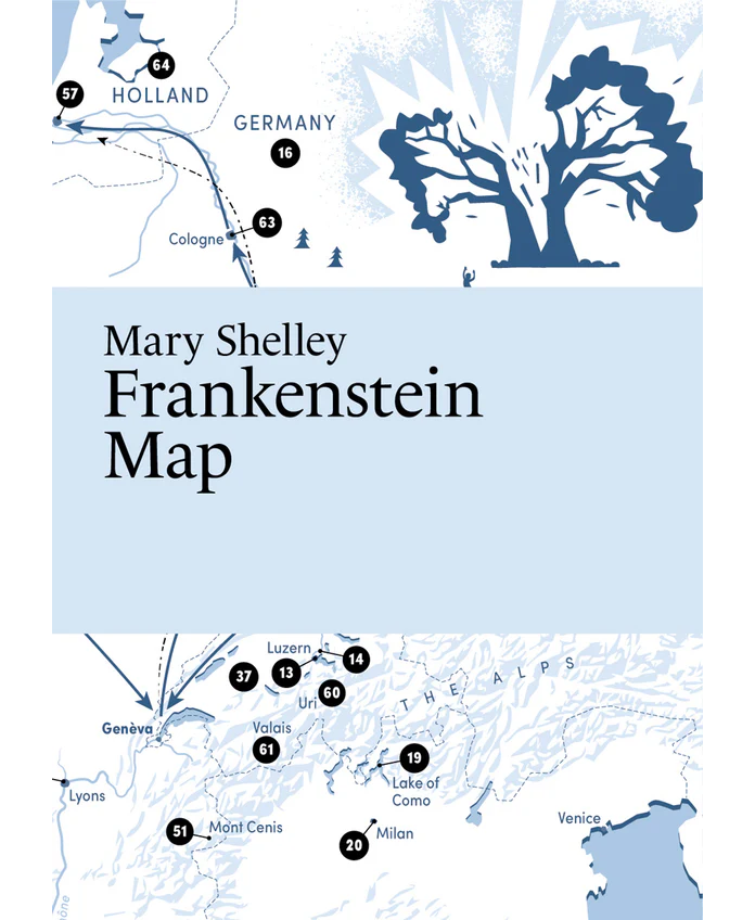 Frankenstein Map - Literary Map