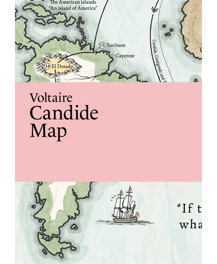 Candide Map - Literary Map