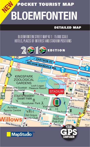 Bloemfontein Pocket map Map Studio