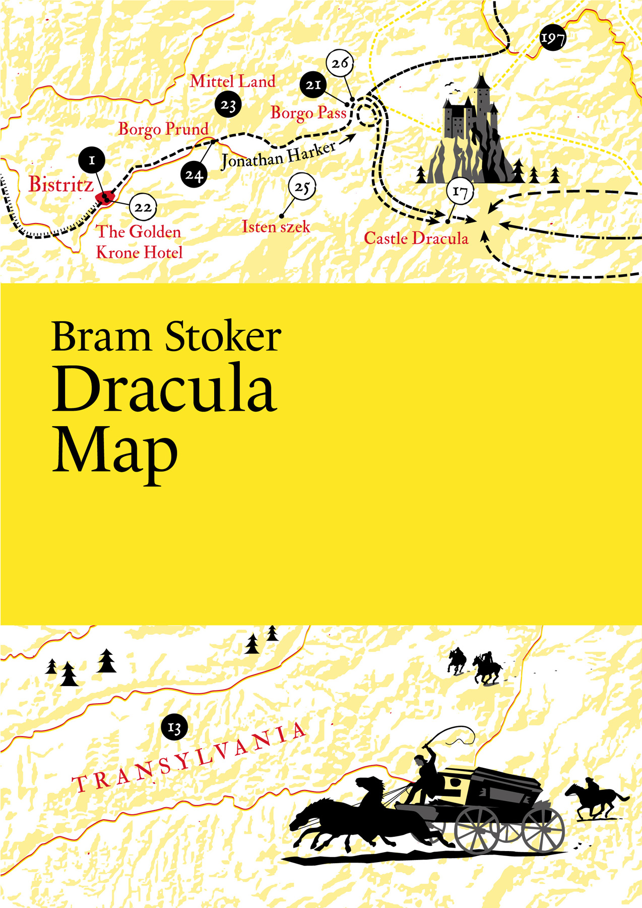 Dracula Map - Literary Map
