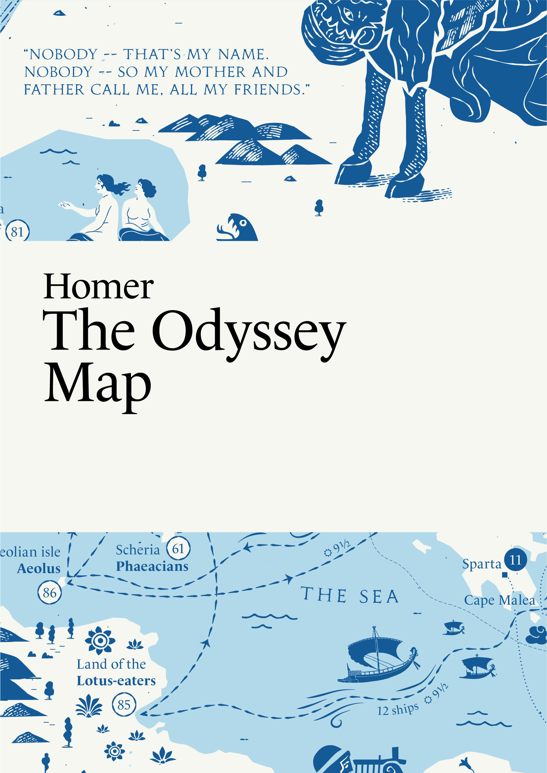 The Odyssey Map - Literary Map