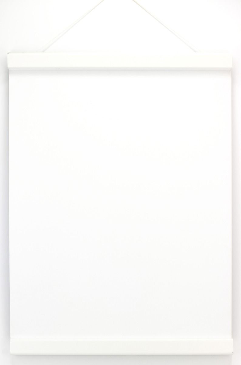 Poster Hanger Trä Vit 100cm