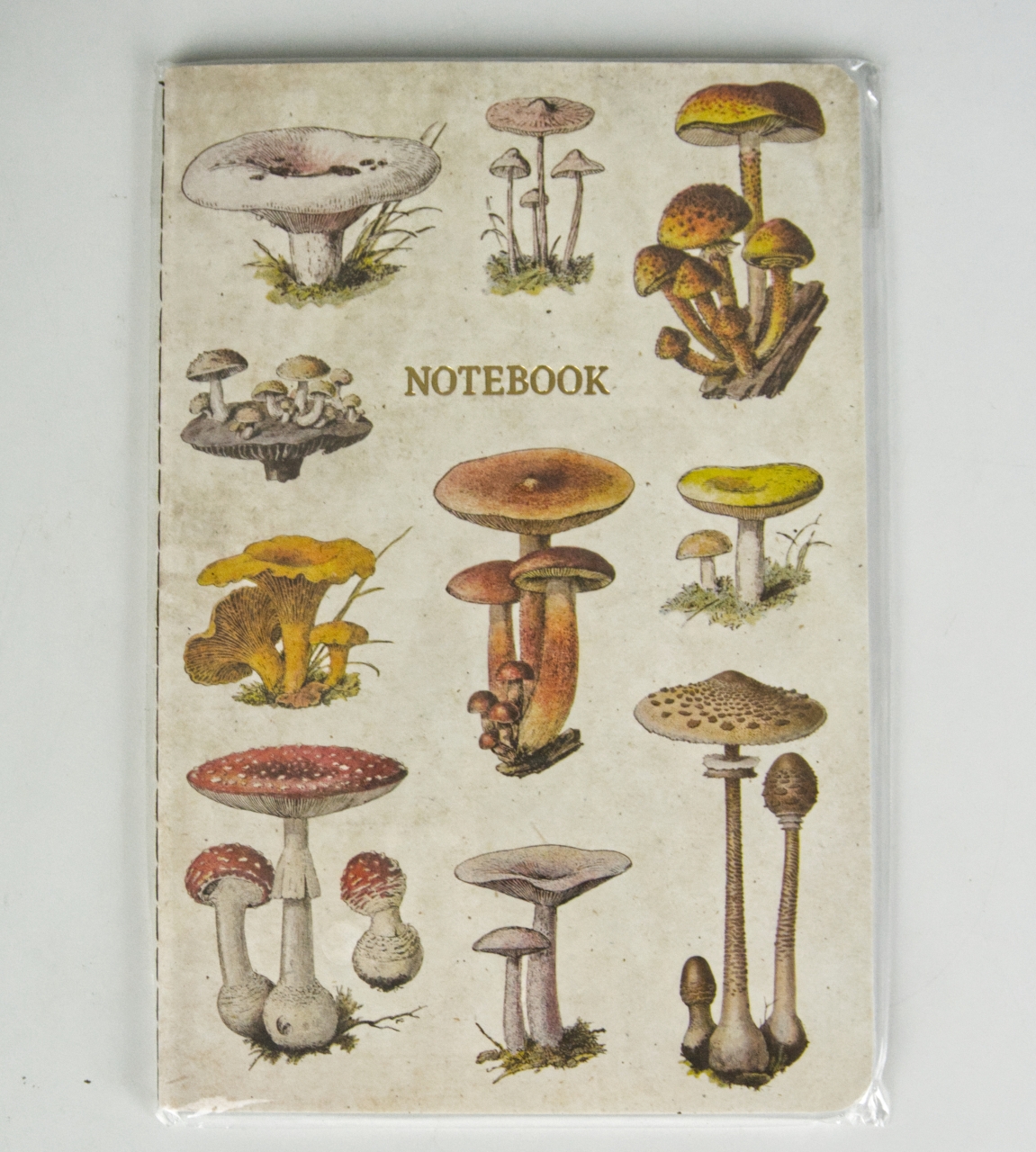 Anteckningsbok A5 Vintage Mushrooms